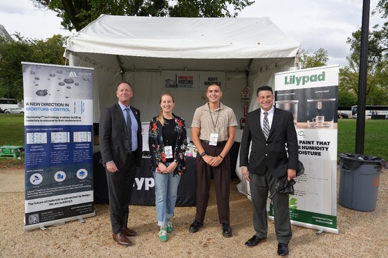 Region I Administrator Michael Banks Visits Adept Materials’ Exhibit of Lilypad Region I Administrator Michael Banks Visits Adept Materials’ Exhibit of Lilypad
