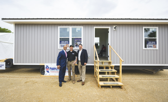 Secretary Turner Visits Purple Heart Homes’ Modular House