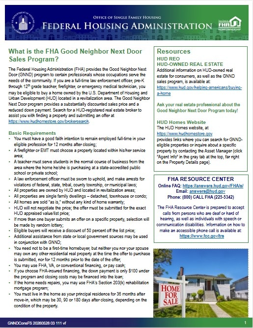 [thumbnail picture of GNND Consumer Fact Sheet]