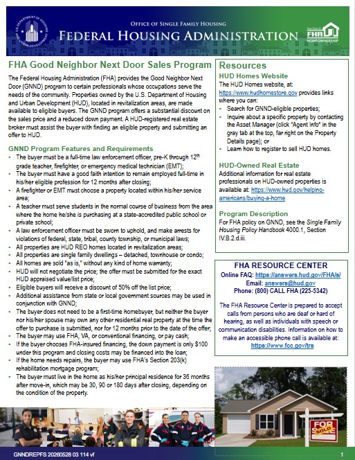 [thumbnail picture of GNND Real Estate Professional Fact Sheet]