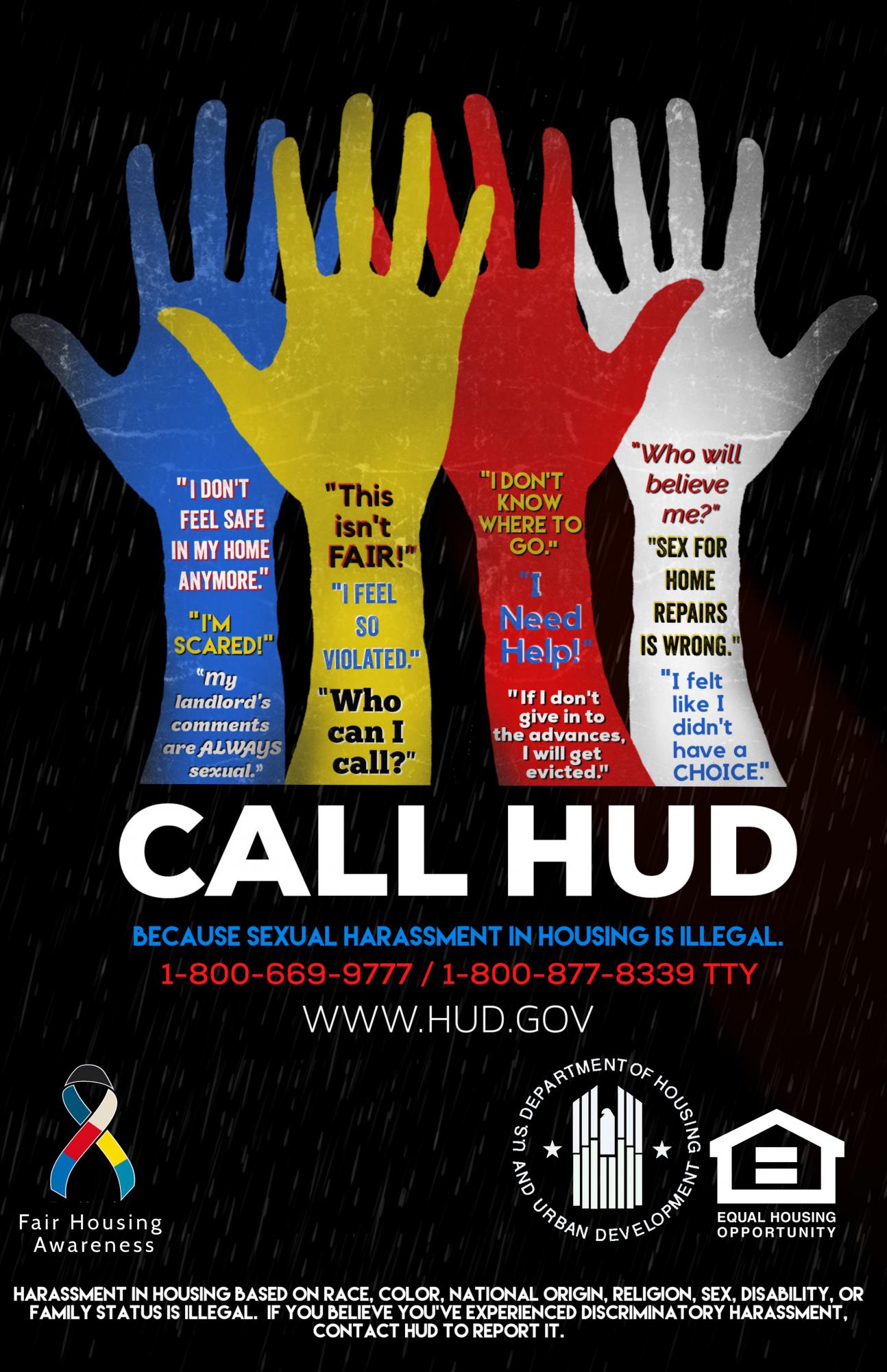 HUD and DOJ launch Public Awareness campaign against Sexual Harassment in Housing picture