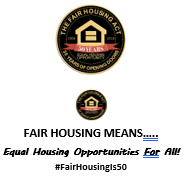 Fair Housing 50th Anniversary Signage