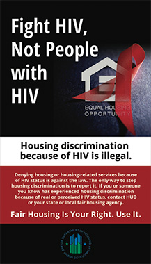 Fight HIV Not People with HIV - Business Card