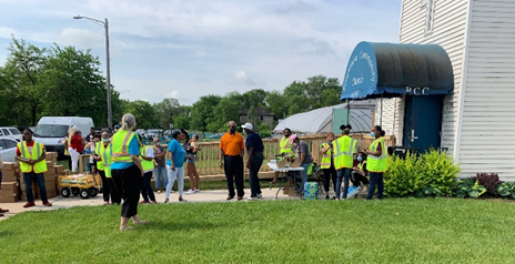 [Gary Housing Authority distributes food boxes every Thursday in June]