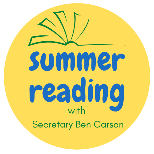Summer Reading with Secretary Carson Logo Summer Reading with Secretary Carson Logo