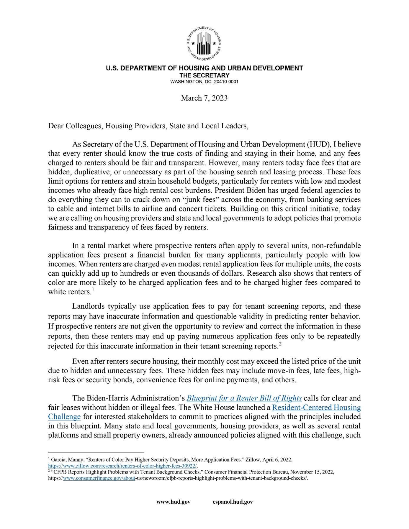 [Open Letter Page 1]