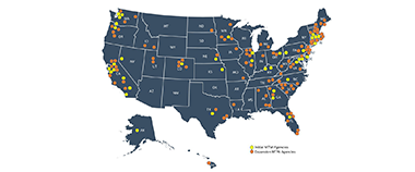 Graphic of MTW Influencer Report Map