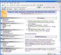 [PIC-IMS Main Page Screenshot]