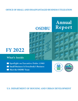 Click to view OSDBU Annual Report