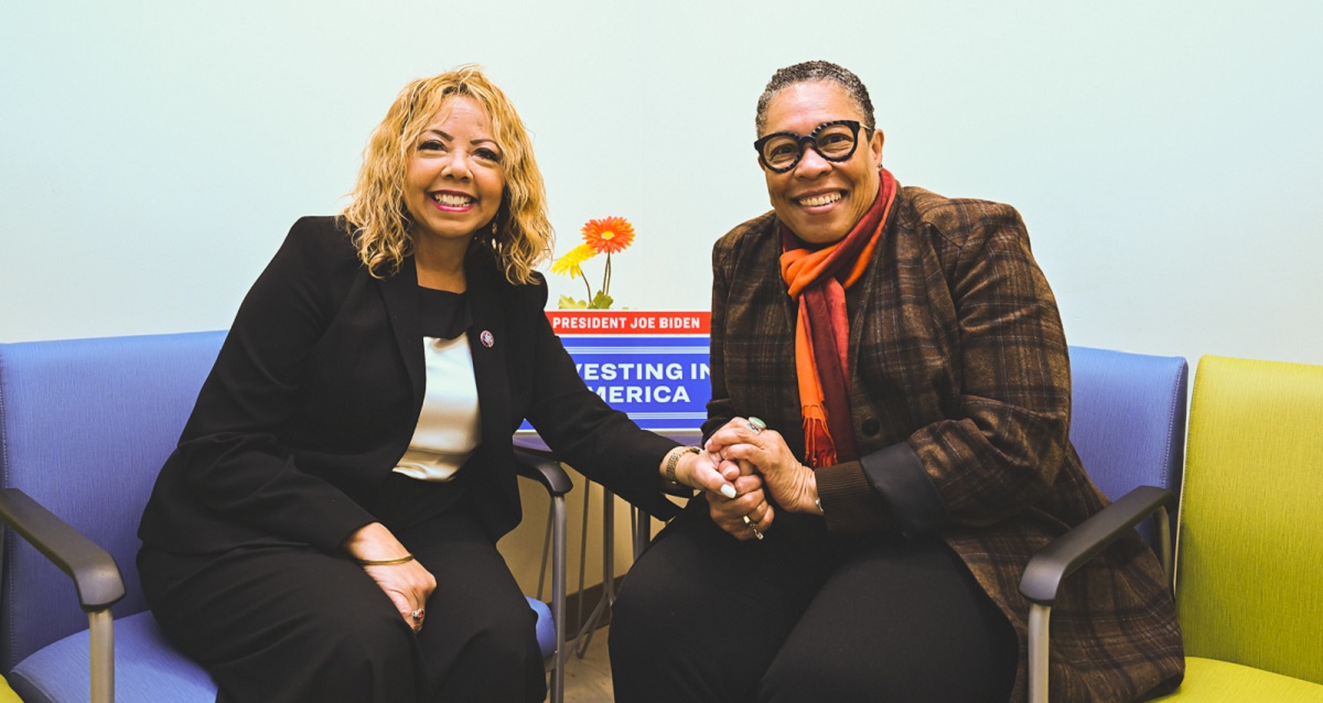 [Secretary Marcia Fudge and Congresswoman Lucy McBath]. HUD Photo